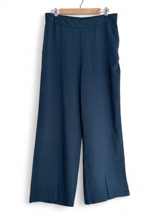Old Navy Pants - Old Navy High Rise Playa Wide Leg Blue Pants Size L